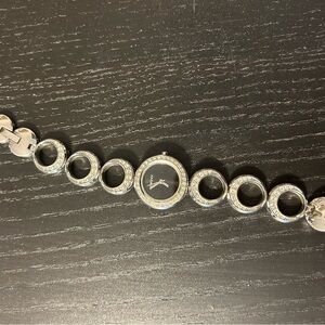 Silver Circle Link Watch